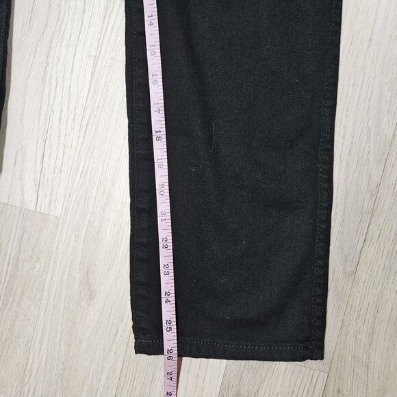 Good American Womens Black Straight Leg Jeans Size 6/28 - Picture 8 of 14